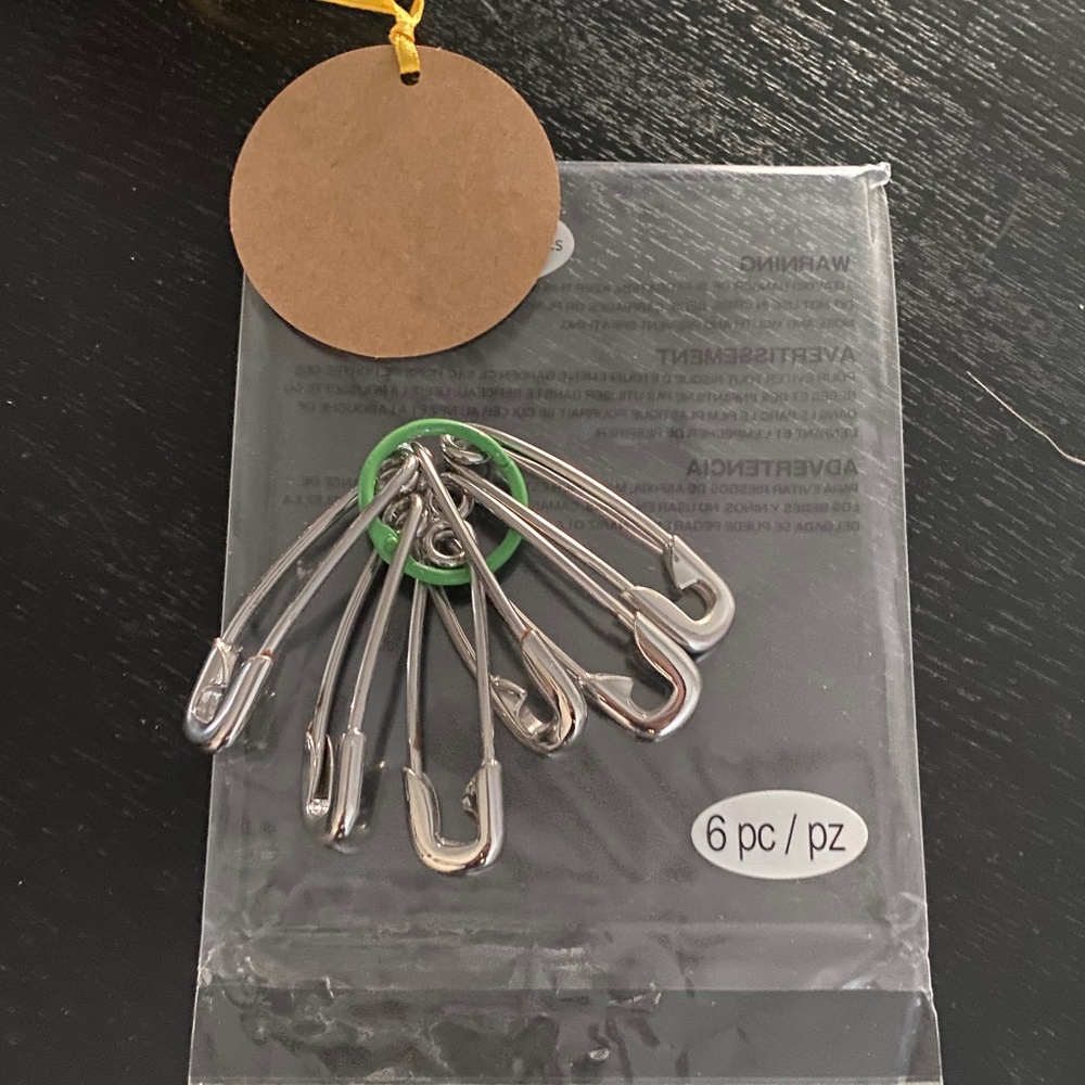 Large Safety Pins Fashion